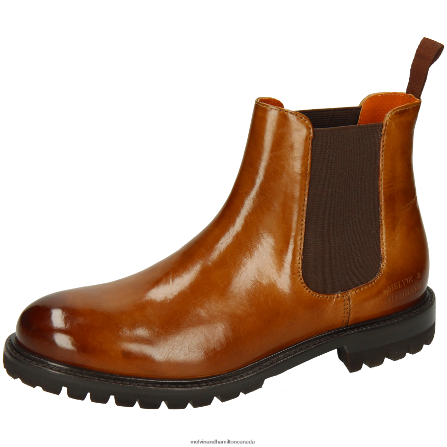 Women Melvin & Hamilton Brown Regine 8 Ankle Boots P4V68P826