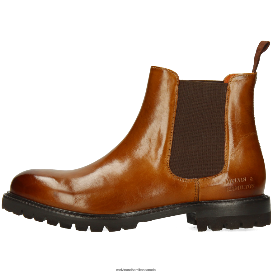 Women Melvin & Hamilton Brown Regine 8 Ankle Boots P4V68P826