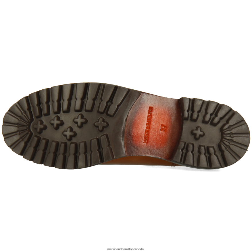 Women Melvin & Hamilton Brown Regine 8 Ankle Boots P4V68P826