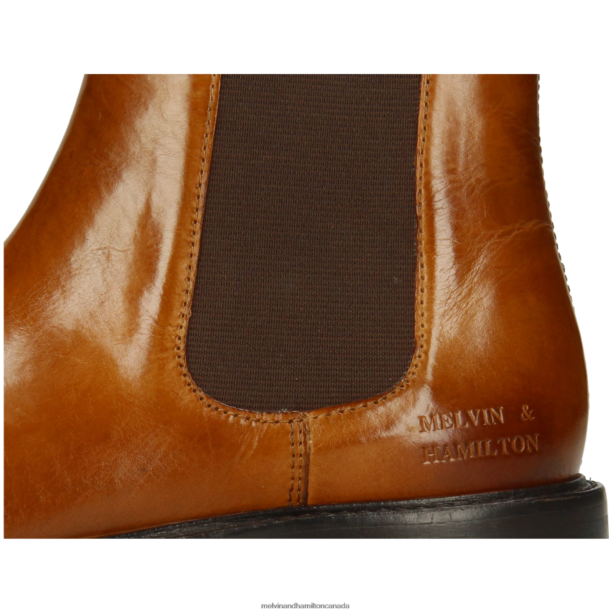 Women Melvin & Hamilton Brown Regine 8 Ankle Boots P4V68P826