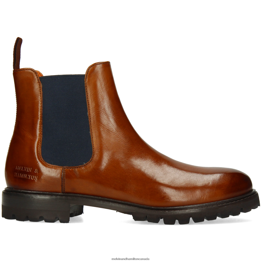 Women Melvin & Hamilton Brown Regine 8 Ankle Boots P4V68P854