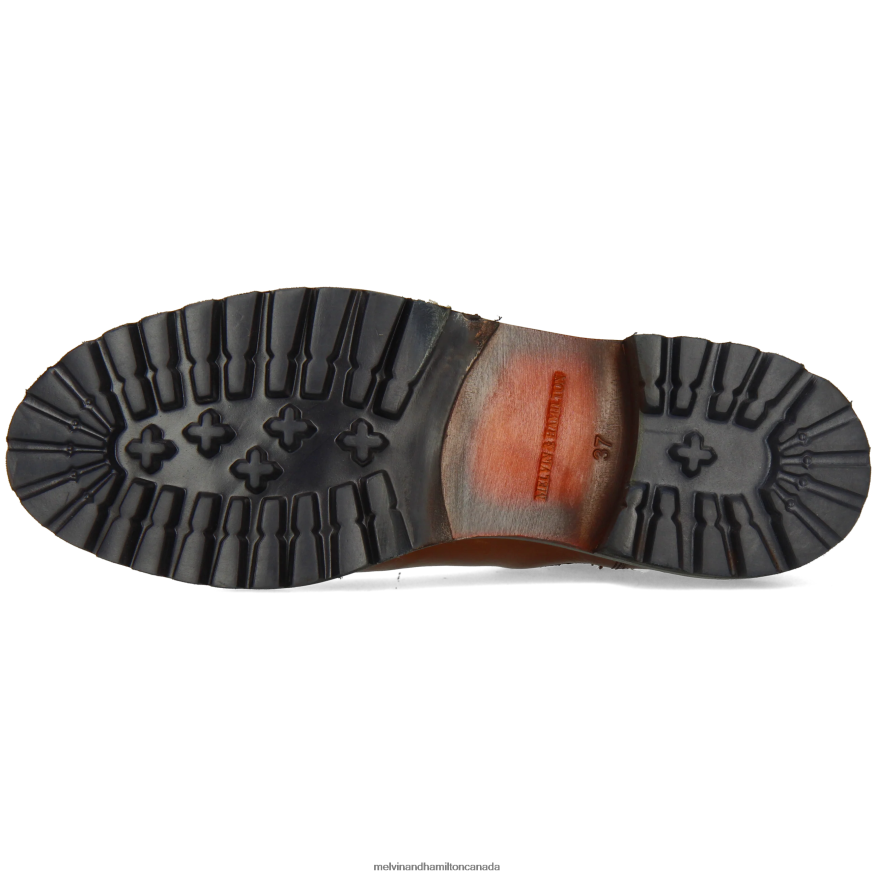 Women Melvin & Hamilton Brown Regine 8 Ankle Boots P4V68P854