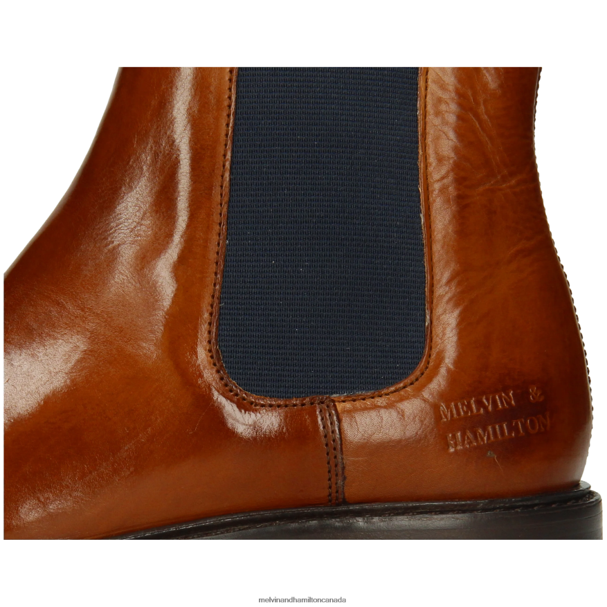 Women Melvin & Hamilton Brown Regine 8 Ankle Boots P4V68P854