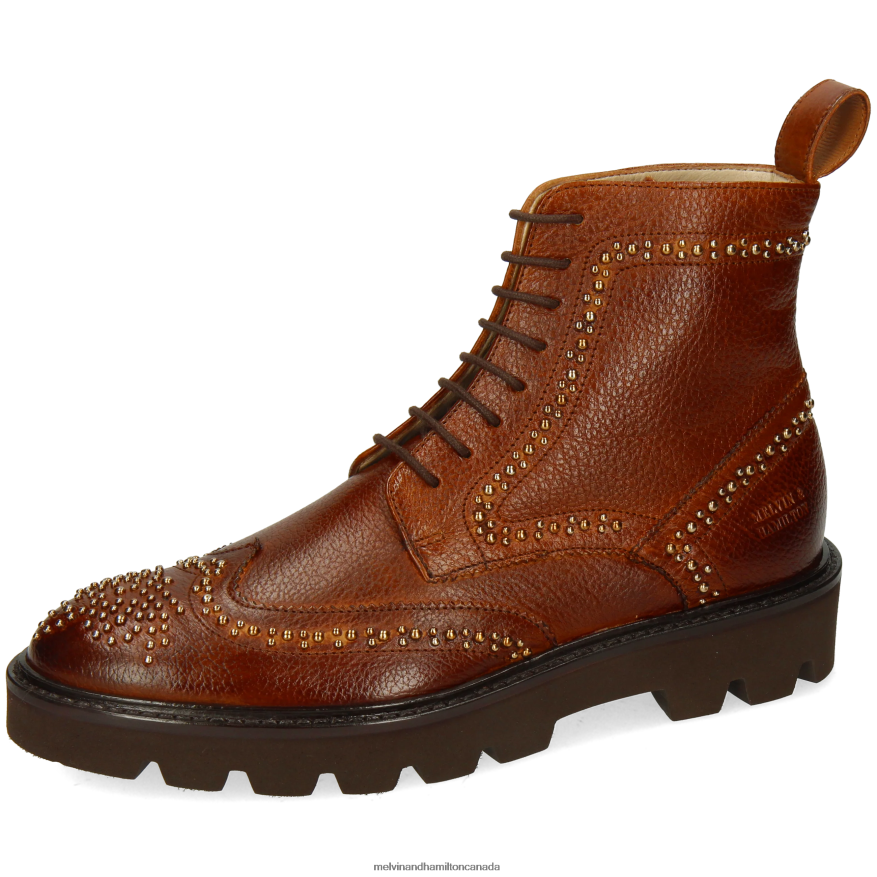 Women Melvin & Hamilton Brown Sally 120 Ankle Boots P4V68P879