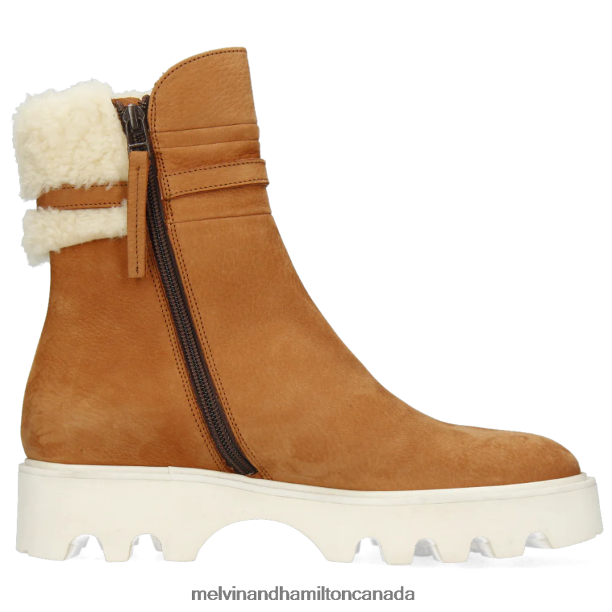 Women Melvin & Hamilton Brown Sally 138 Ankle Boots P4V68P1090