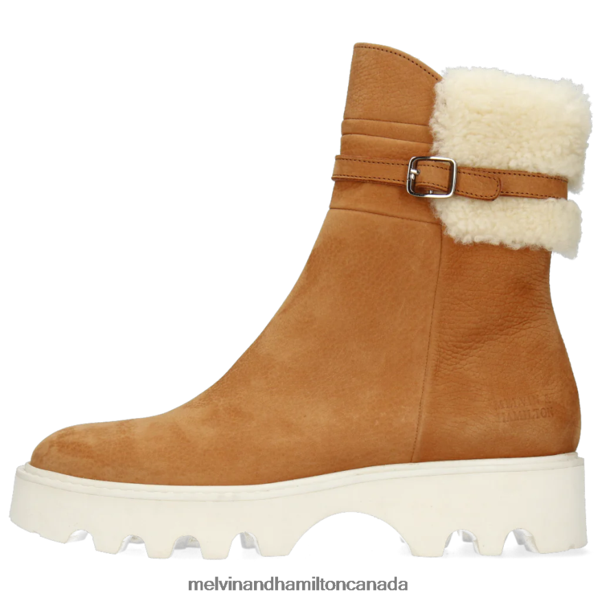 Women Melvin & Hamilton Brown Sally 138 Ankle Boots P4V68P1090