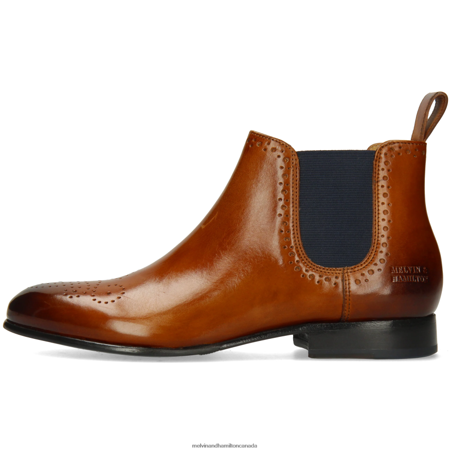 Women Melvin & Hamilton Brown Sally 16 Ankle Boots P4V68P893