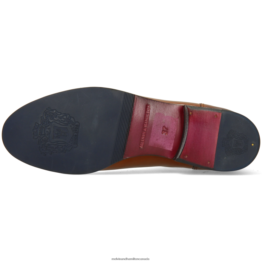 Women Melvin & Hamilton Brown Sally 16 Ankle Boots P4V68P893