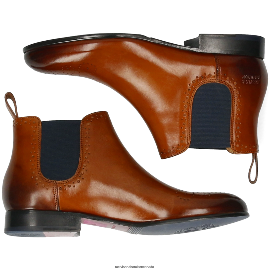 Women Melvin & Hamilton Brown Sally 16 Ankle Boots P4V68P893