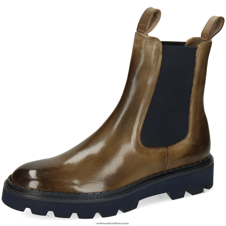 Women Melvin & Hamilton Brown Sally 186 Ankle Boots P4V68P815