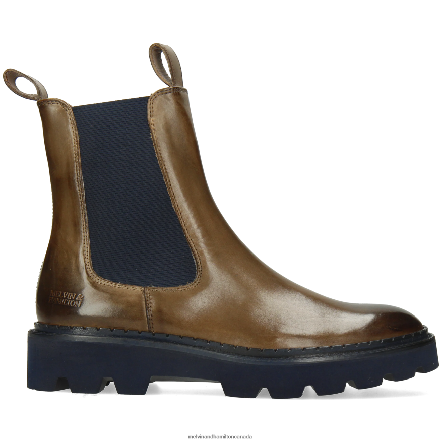 Women Melvin & Hamilton Brown Sally 186 Ankle Boots P4V68P815