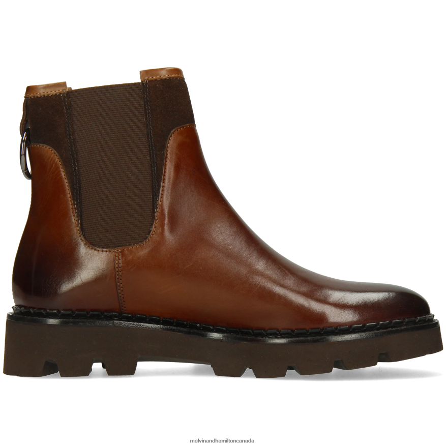 Women Melvin & Hamilton Brown Sally 187 Ankle Boots P4V68P896