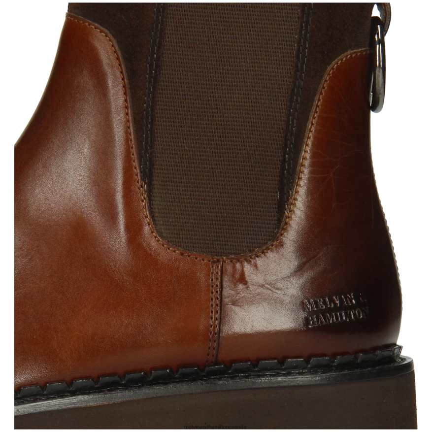 Women Melvin & Hamilton Brown Sally 187 Ankle Boots P4V68P896