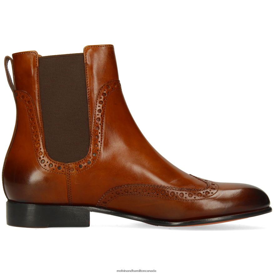 Women Melvin & Hamilton Brown Sally 192 Ankle Boots P4V68P842