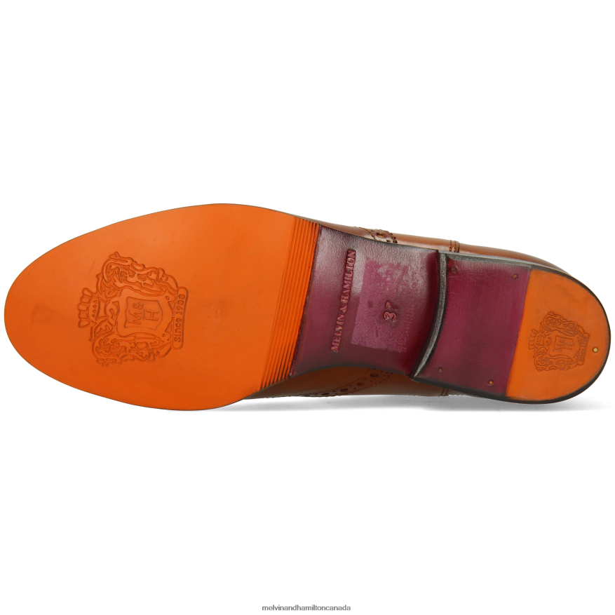 Women Melvin & Hamilton Brown Sally 192 Ankle Boots P4V68P842