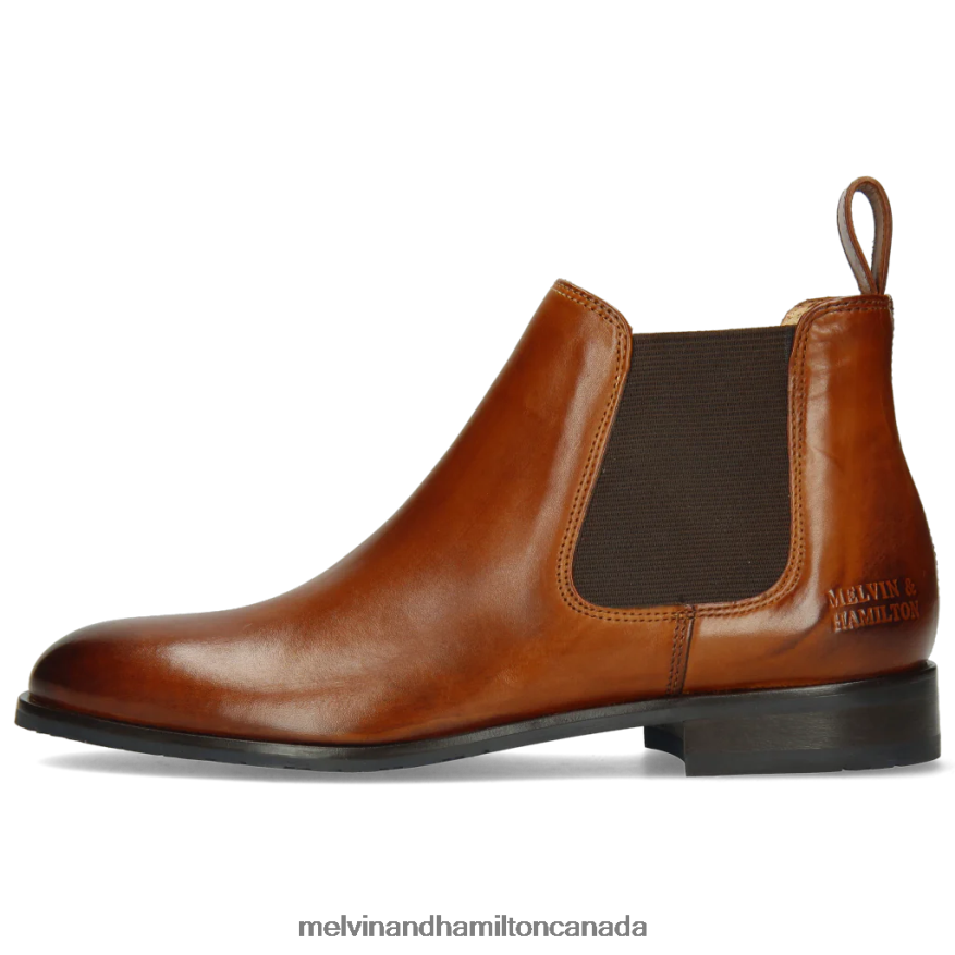 Women Melvin & Hamilton Brown Sally 25 Ankle Boots P4V68P1138