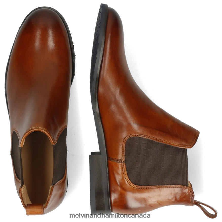 Women Melvin & Hamilton Brown Sally 25 Ankle Boots P4V68P1138