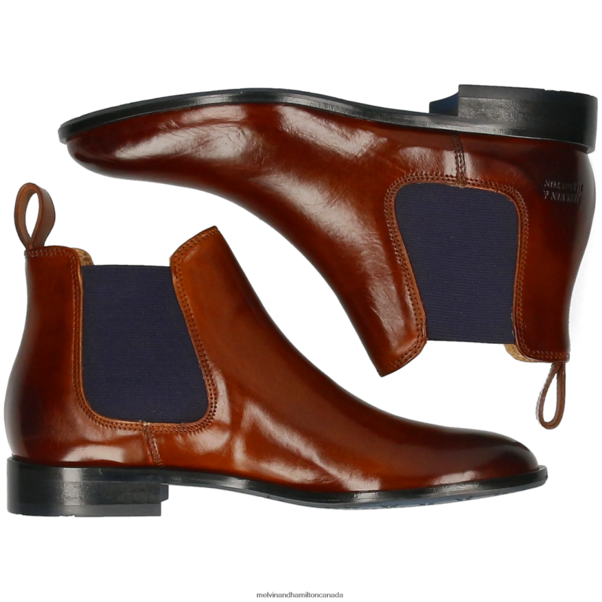 Women Melvin & Hamilton Brown Sally 25 Ankle Boots P4V68P829