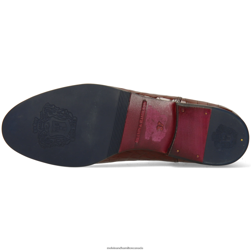 Women Melvin & Hamilton Brown Sally 25 Ankle Boots P4V68P901