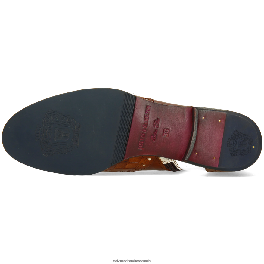 Women Melvin & Hamilton Brown Sally 60 Ankle Boots P4V68P819