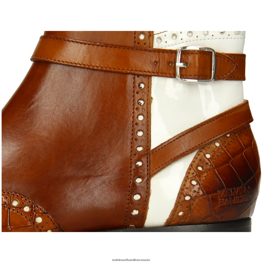 Women Melvin & Hamilton Brown Sally 60 Ankle Boots P4V68P819