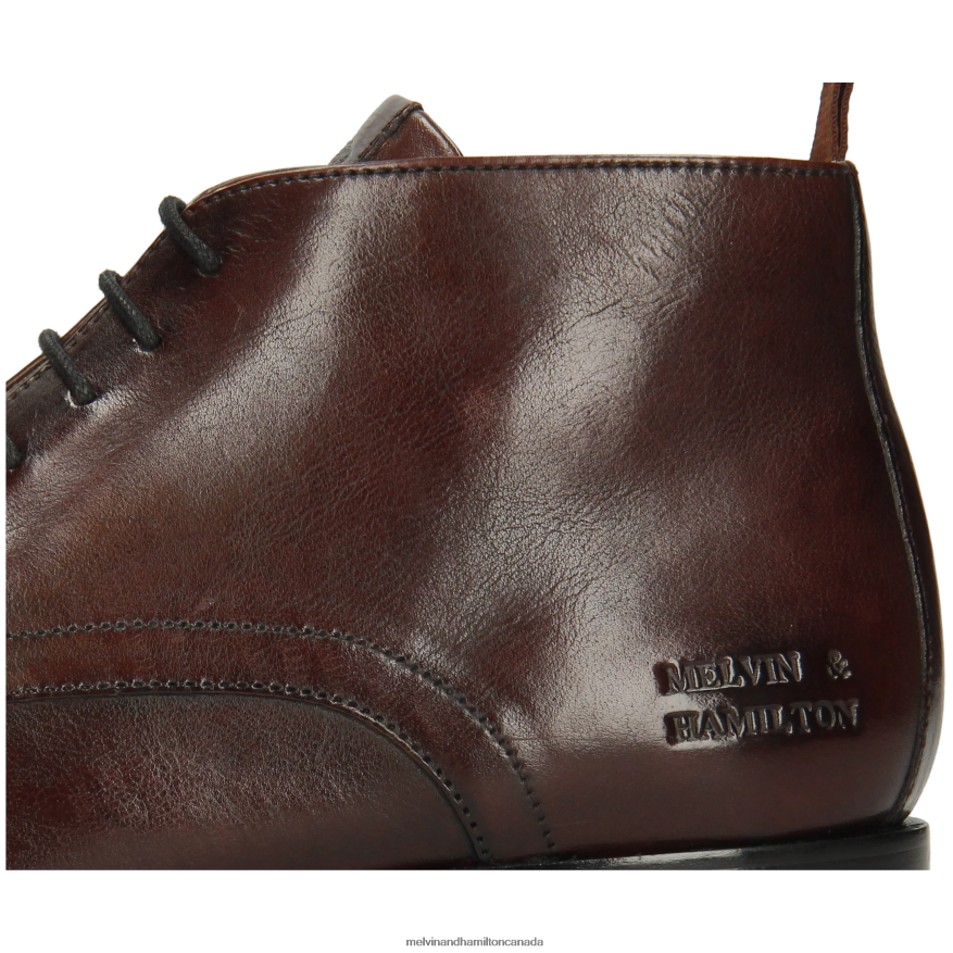 Women Melvin & Hamilton Brown Selina 28 Ankle Boots P4V68P964