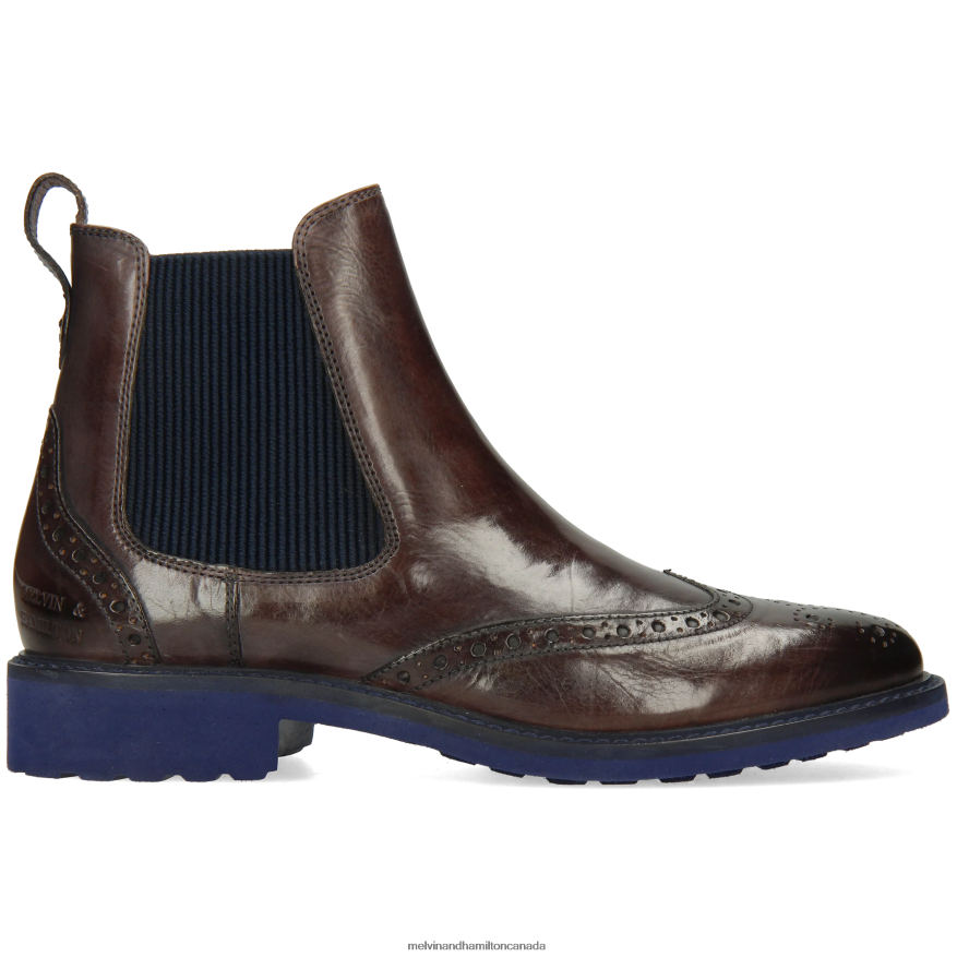 Women Melvin & Hamilton Brown Selina 29 Ankle Boots P4V68P1009