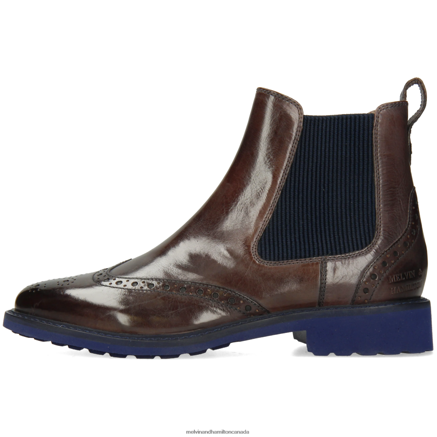 Women Melvin & Hamilton Brown Selina 29 Ankle Boots P4V68P1009