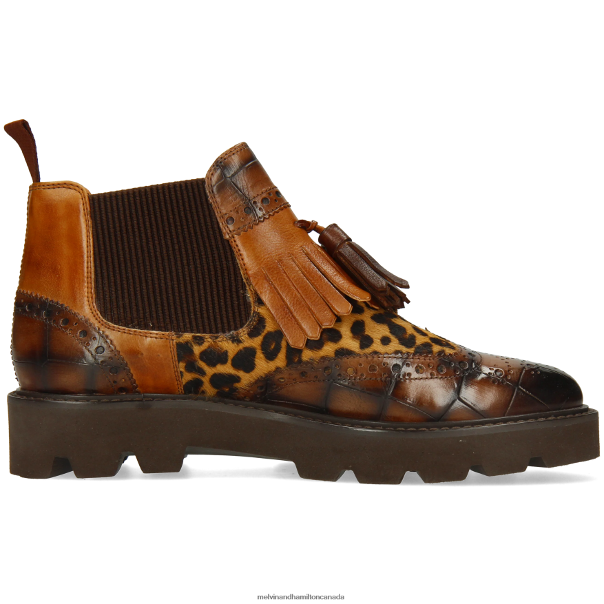 Women Melvin & Hamilton Brown Selina 5 Ankle Boots P4V68P869