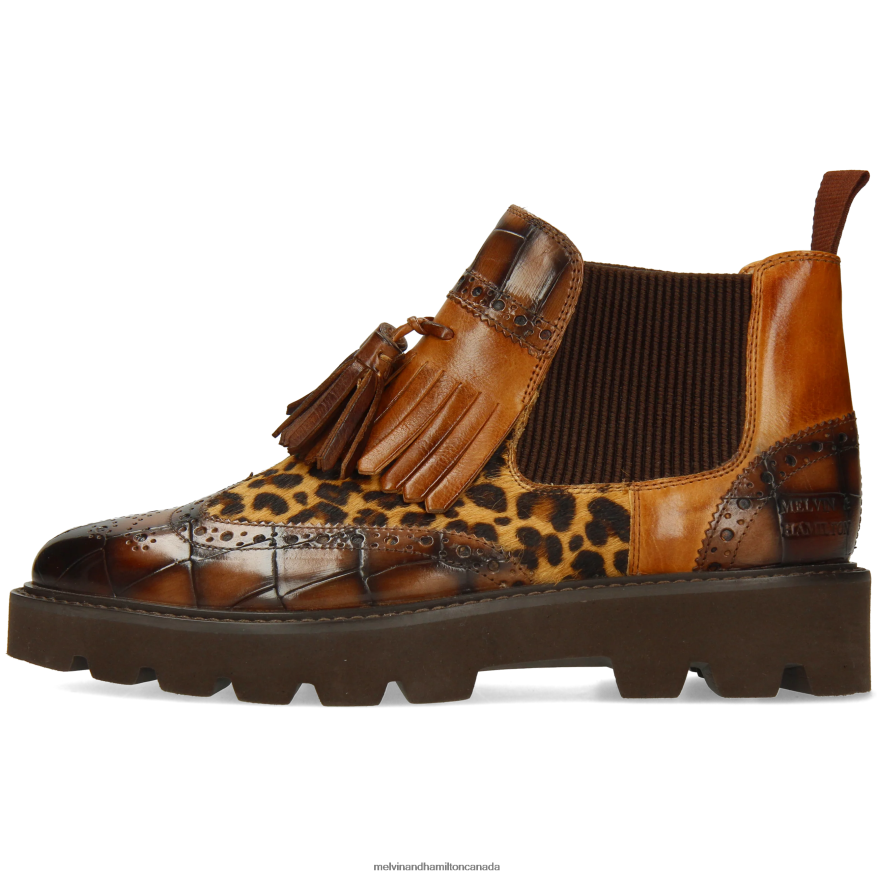 Women Melvin & Hamilton Brown Selina 5 Ankle Boots P4V68P869