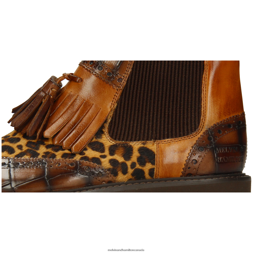 Women Melvin & Hamilton Brown Selina 5 Ankle Boots P4V68P869