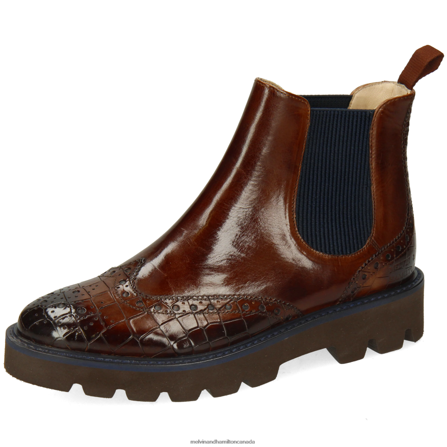 Women Melvin & Hamilton Brown Selina 65 Ankle Boots P4V68P984