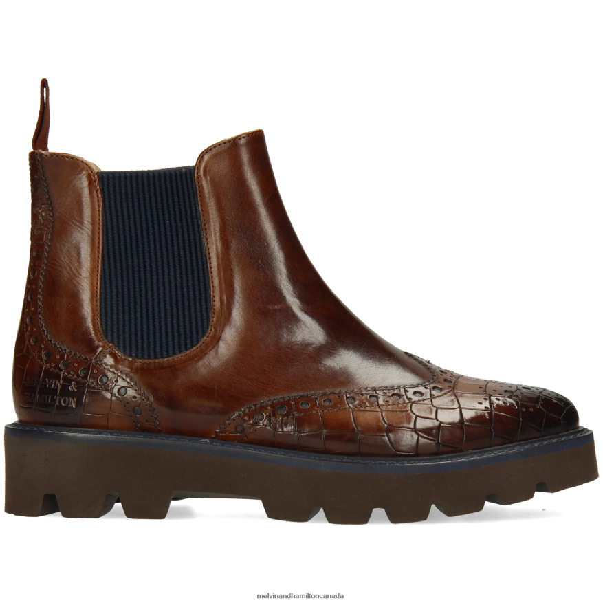 Women Melvin & Hamilton Brown Selina 65 Ankle Boots P4V68P984