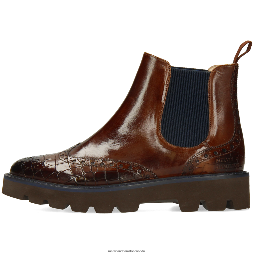 Women Melvin & Hamilton Brown Selina 65 Ankle Boots P4V68P984