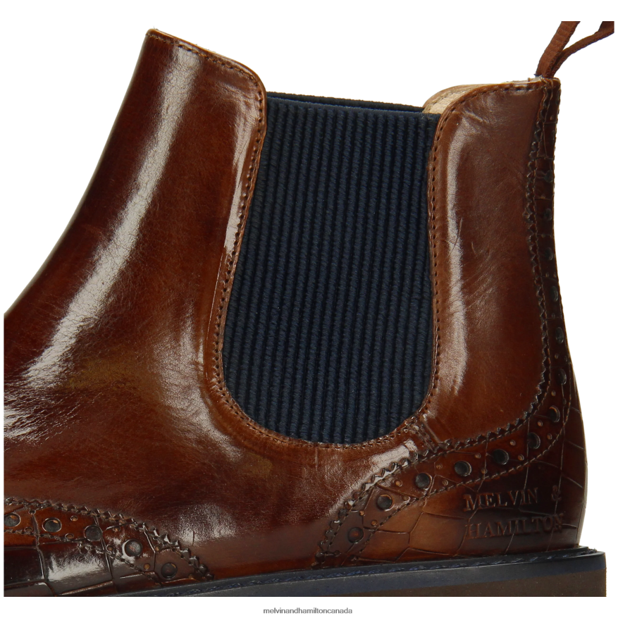 Women Melvin & Hamilton Brown Selina 65 Ankle Boots P4V68P984