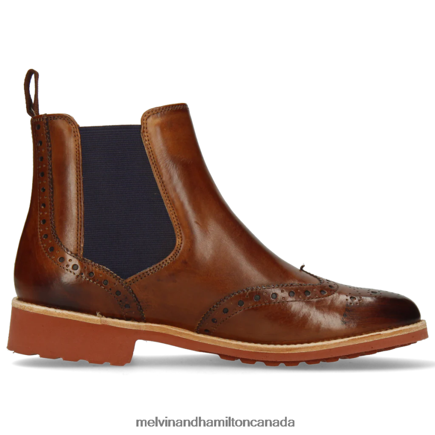 Women Melvin & Hamilton Brown Selina 6 Ankle Boots P4V68P1001