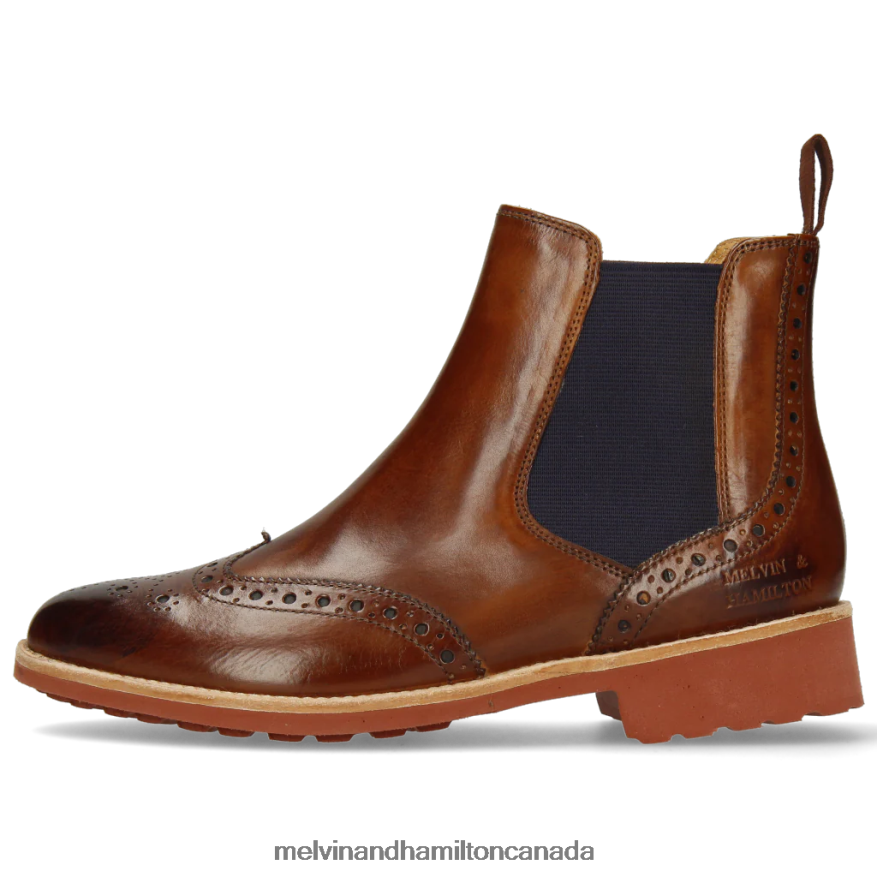 Women Melvin & Hamilton Brown Selina 6 Ankle Boots P4V68P1001