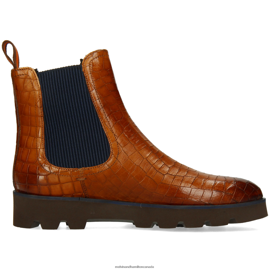 Women Melvin & Hamilton Brown Susan 100 Ankle Boots P4V68P905