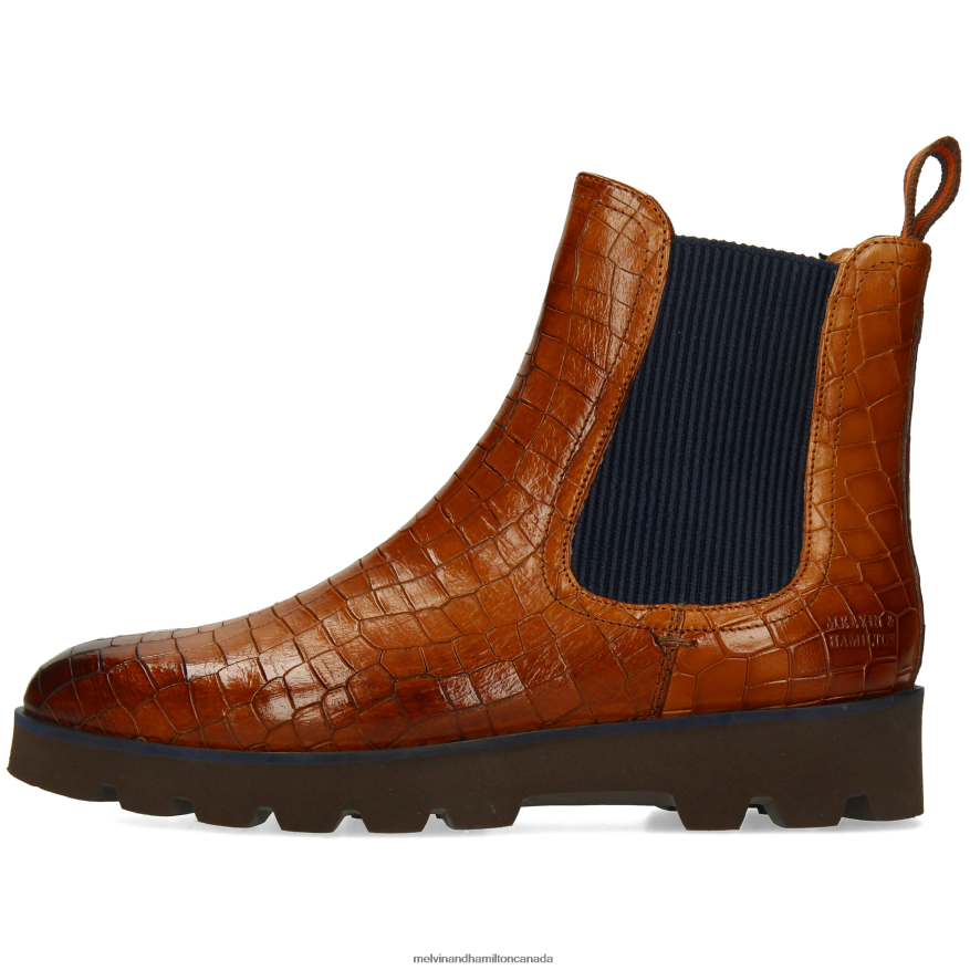 Women Melvin & Hamilton Brown Susan 100 Ankle Boots P4V68P905