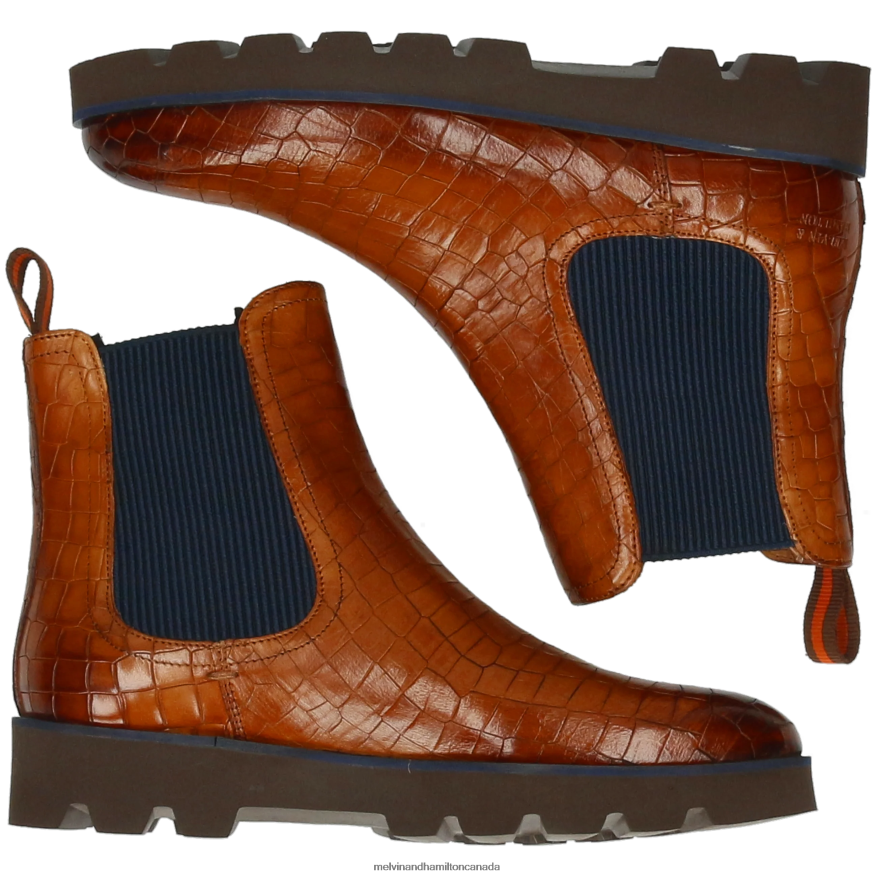 Women Melvin & Hamilton Brown Susan 100 Ankle Boots P4V68P905