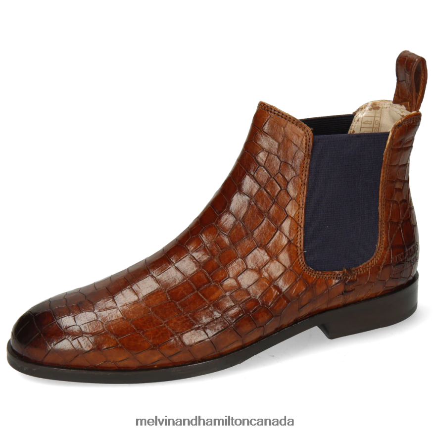 Women Melvin & Hamilton Brown Susan 10 Ankle Boots P4V68P1140