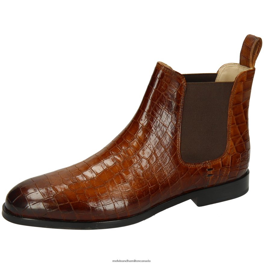 Women Melvin & Hamilton Brown Susan 10 Ankle Boots P4V68P790