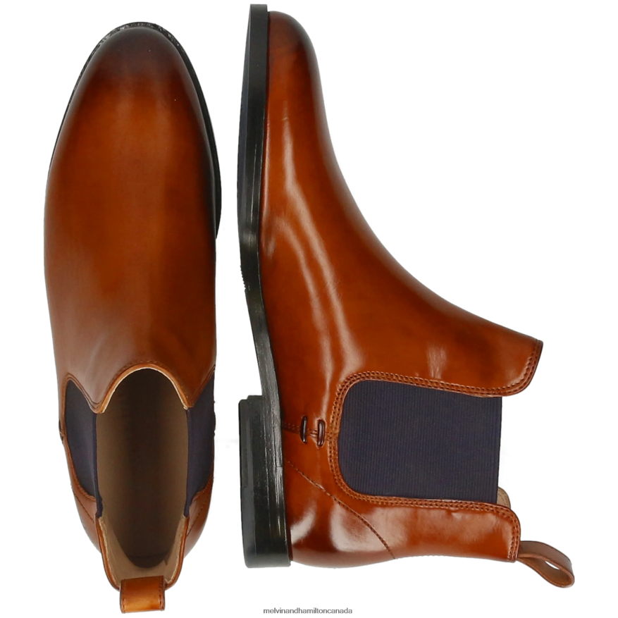 Women Melvin & Hamilton Brown Susan 10 Ankle Boots P4V68P813