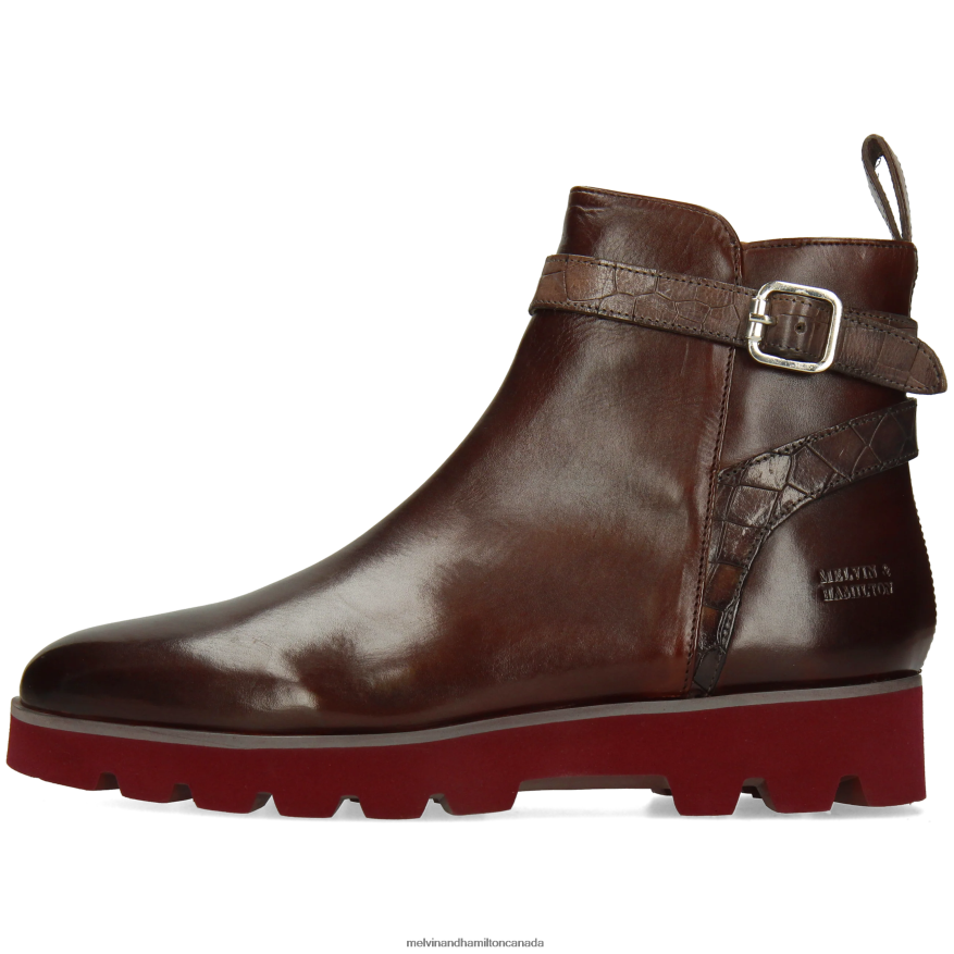 Women Melvin & Hamilton Brown Susan 116 Ankle Boots P4V68P913