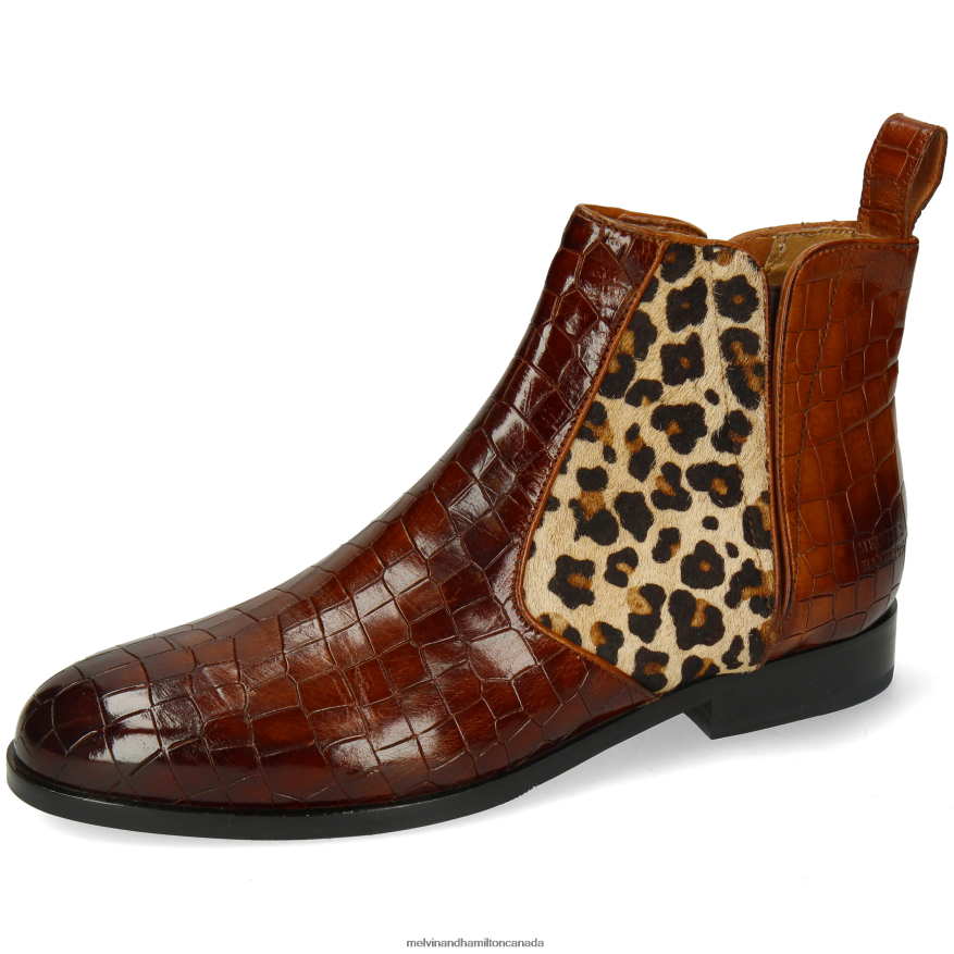 Women Melvin & Hamilton Brown Susan 34 Ankle Boots P4V68P938