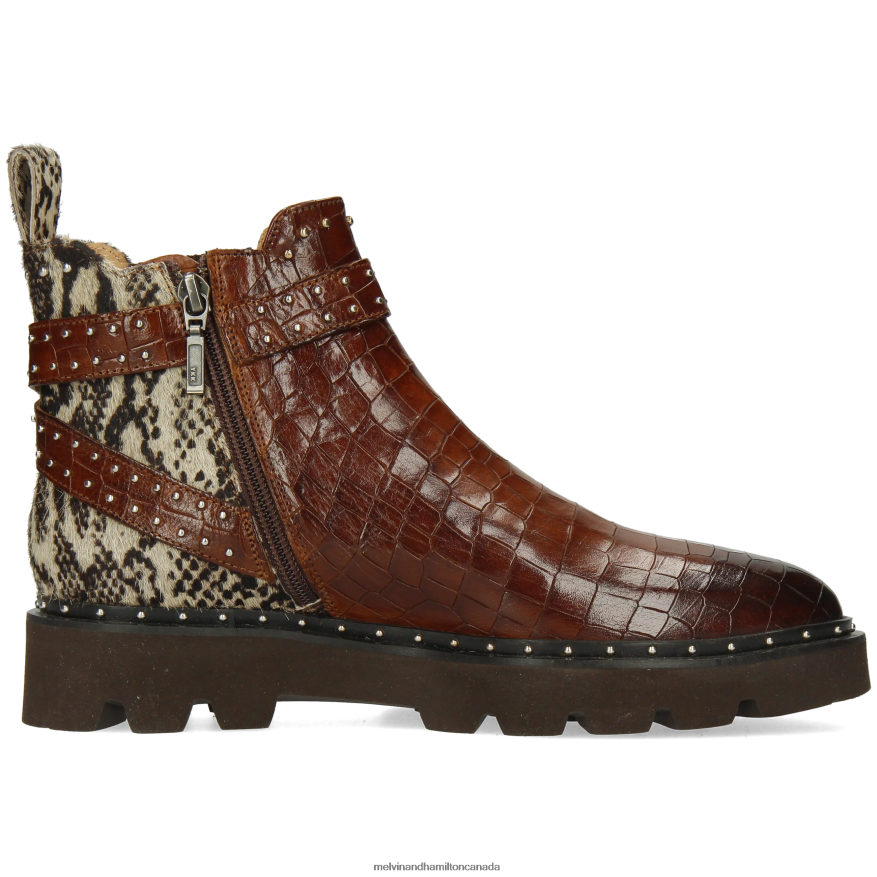 Women Melvin & Hamilton Brown Susan 68 Ankle Boots P4V68P820