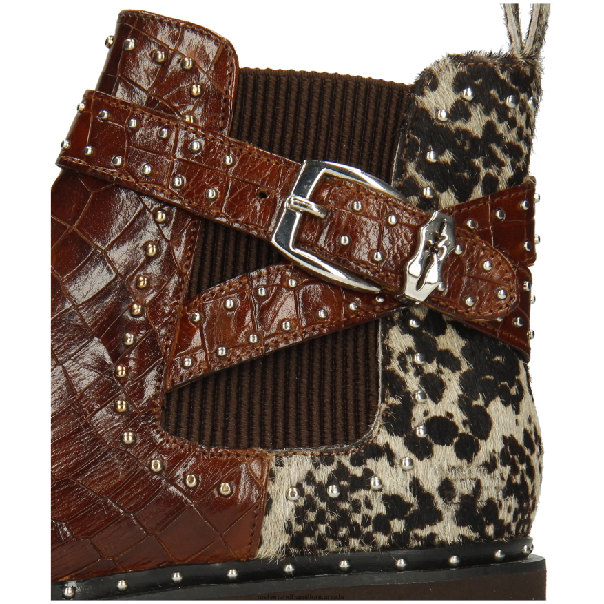 Women Melvin & Hamilton Brown Susan 68 Ankle Boots P4V68P820