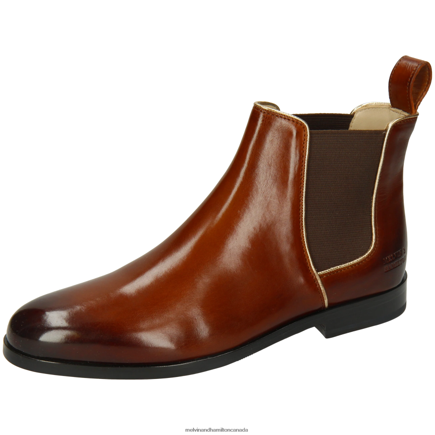 Women Melvin & Hamilton Brown Susan 70 Ankle Boots P4V68P817