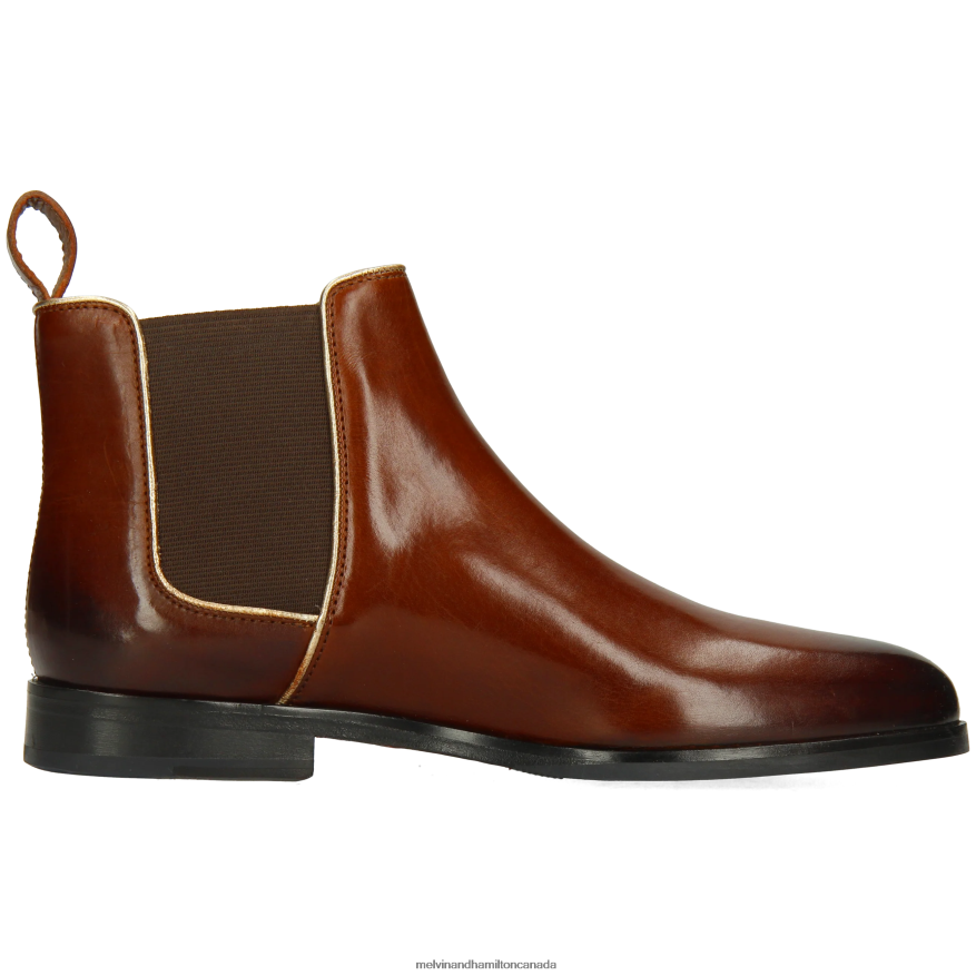 Women Melvin & Hamilton Brown Susan 70 Ankle Boots P4V68P817