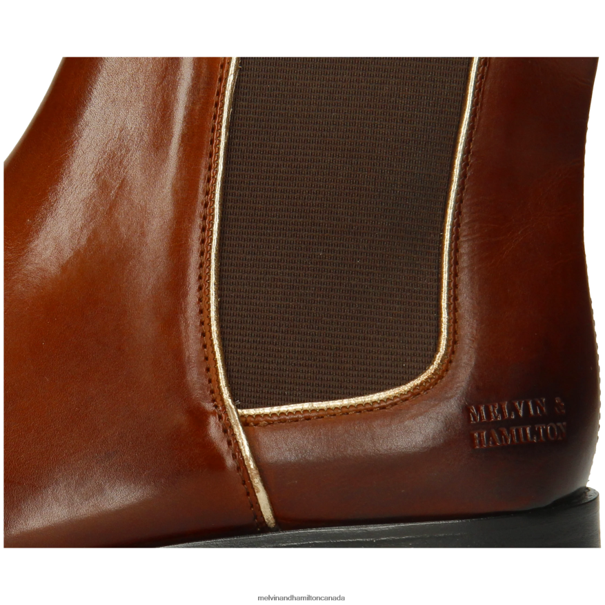 Women Melvin & Hamilton Brown Susan 70 Ankle Boots P4V68P817